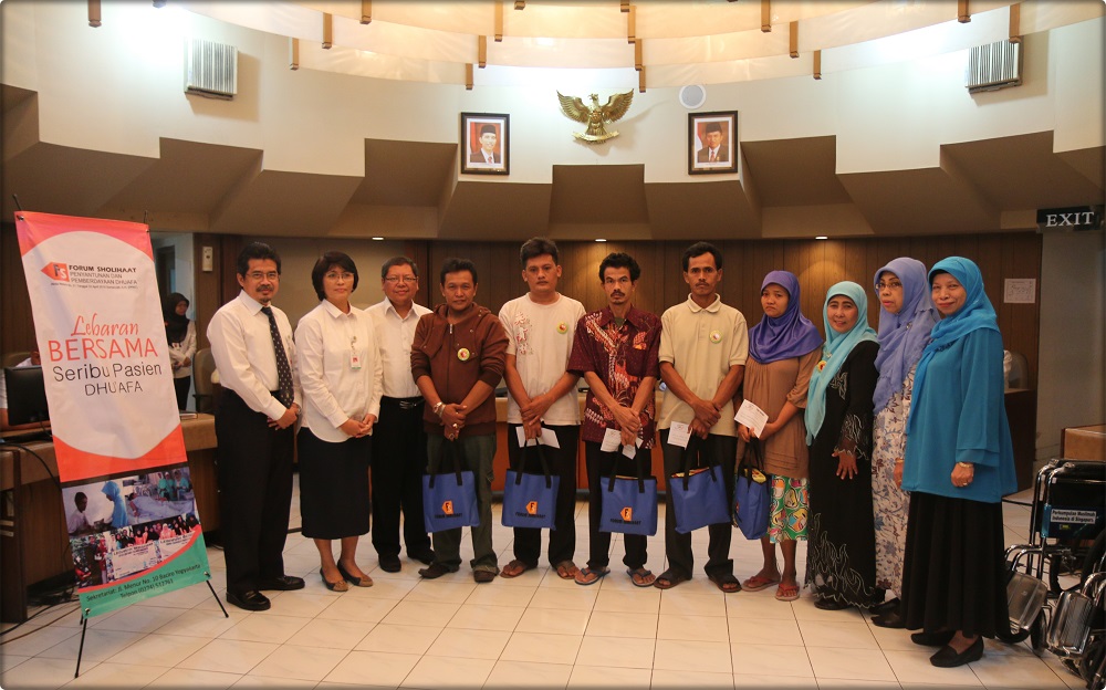 Lebaran Bersama Seribu Pasien Dhuafa di RSUP Dr Sardjito