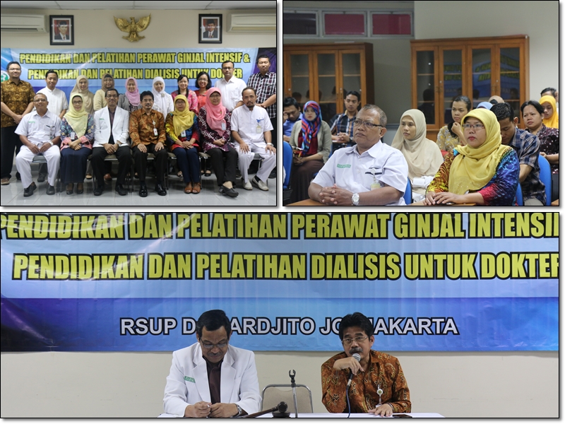 Direktur Utama RSUP Dr Sardjito Buka Pelatihan Perawat Ginjal Intensif & Dialisis Bagi Dokter
