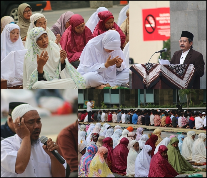RSUP Dr Sardjito Gelar Sholat Idul Adha di Halaman Instalasi Rawat Jalan