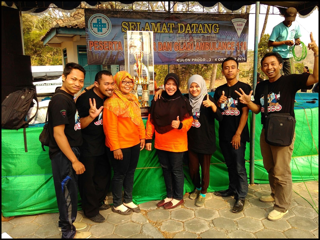 Tim Gawat Darurat RSUP Dr Sardjito Raih Juara I Lomba Gladi Lapangan PUSBANKES 118 PERSI DIY