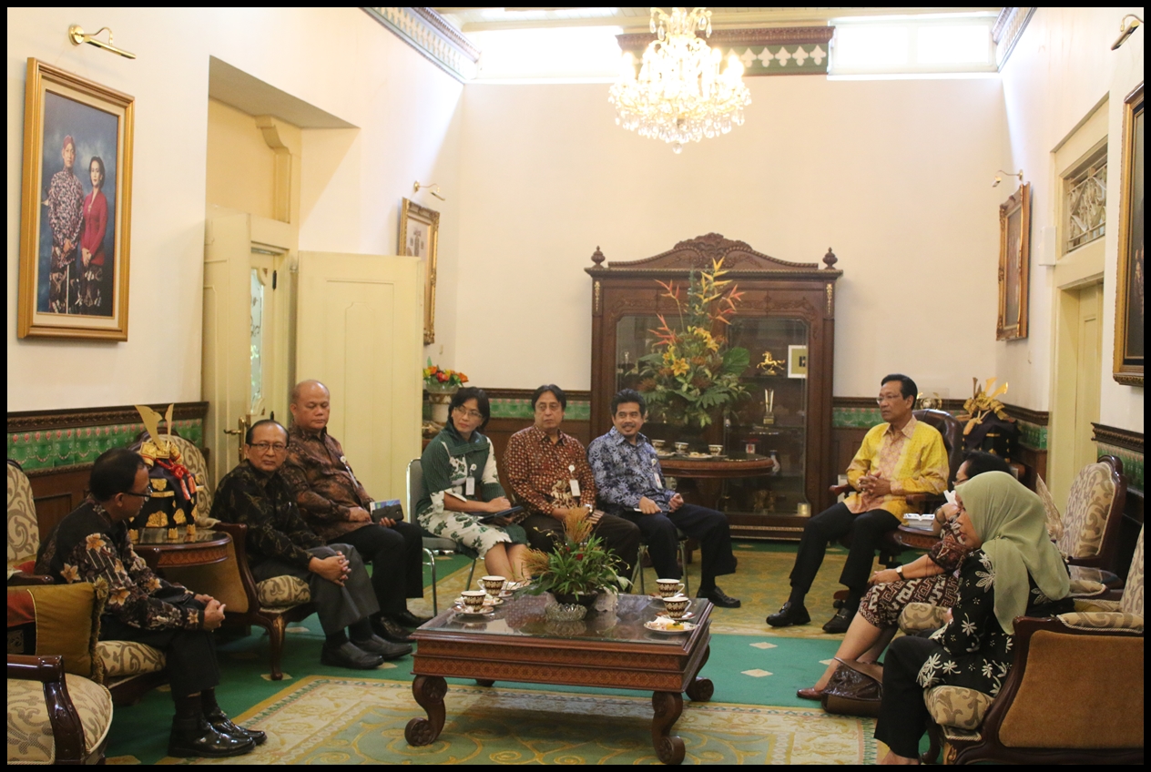 Audiensi Dewan Pengawas dan Direksi RSUP Dr Sardjito ke Kepatihan