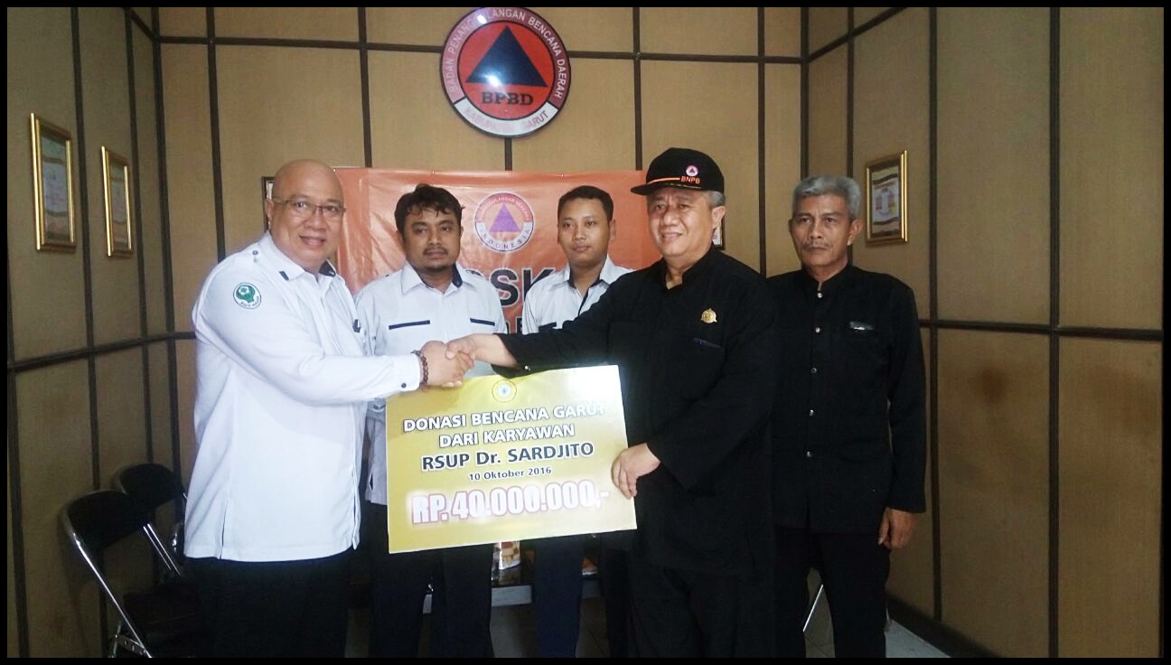Peduli Garut, RSUP Dr Sardjito Salurkan Bantuan Civitas Hospitalia
