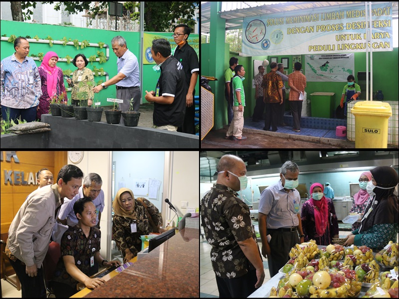 Tim Penilai Green Hospital Kemenkes Tinjau Lingkungan RSUP Dr. Sardjito
