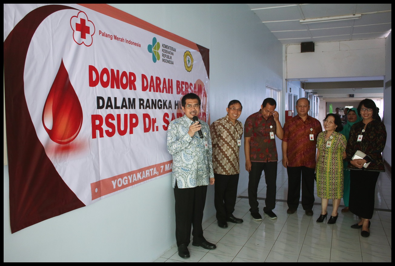 Donor Darah Massal Sebagai Upaya Pencapaian  Blood and Patient Safety di RSUP Dr. Sardjito