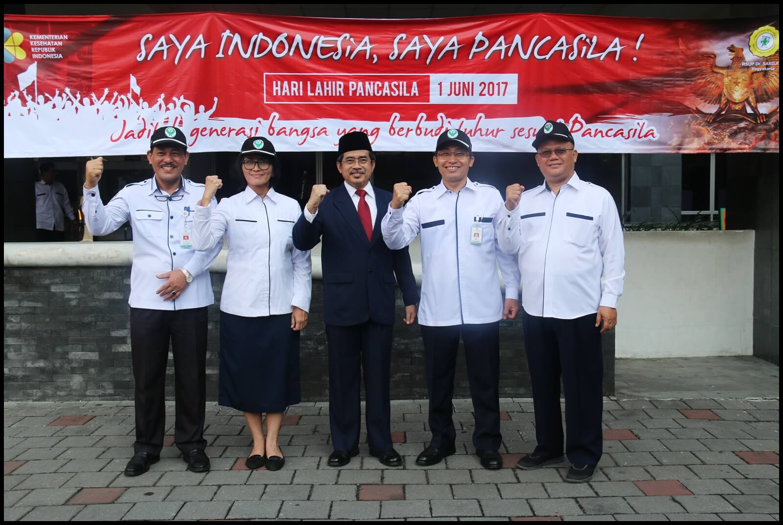 Civitas Hospitalia RSUP Dr. Sardjito Hadiri Upacara Peringatan  Hari Lahir Pancasila “Saya Indonesia, Saya Pancasila”
