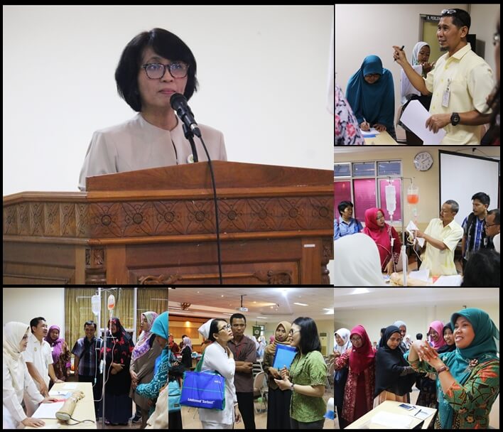 Tingkatkan Kompetensi, Perawat Ikuti Workshop Manajemen Nyeri, Transfusi dan Restrain