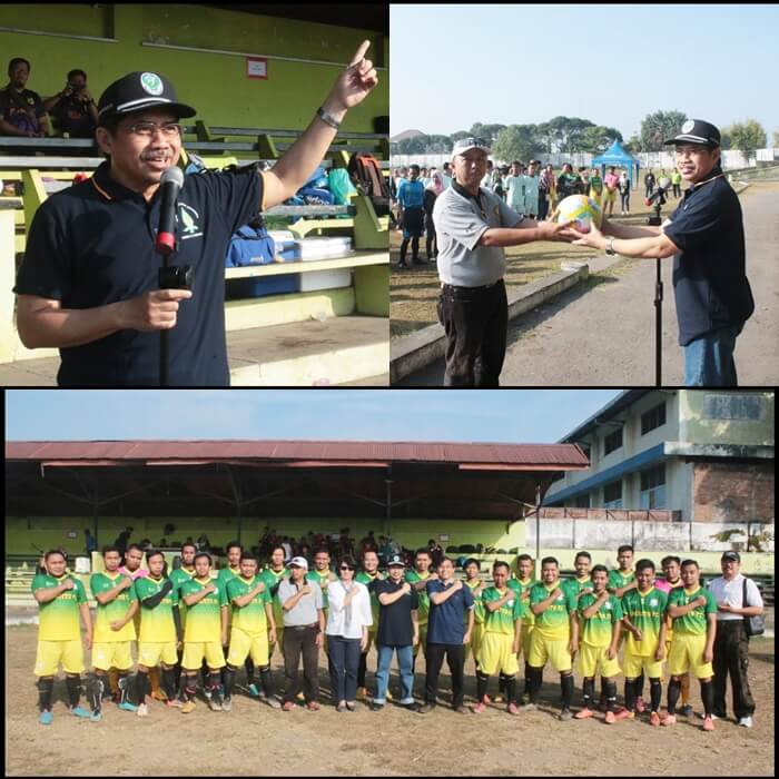 UPT Kemenkes Jalin Kekompakan Dalam Turnamen Sepak Bola SARDJITO CUP I