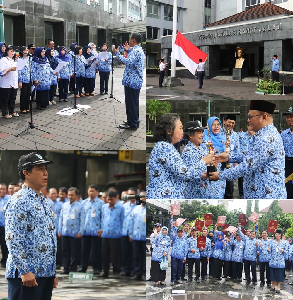 Upacara Peringatan HUT KORPRI Ke-46 di Lingkungan RSUP Dr. Sardjito