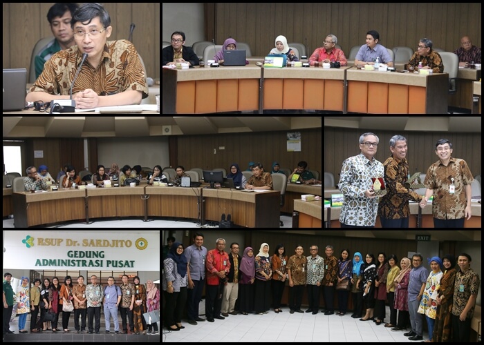 Mempelajari Tentang Penelitian, RSPI Prof. Dr. Sulianti Saroso Dan RSUD Soetomo Surabaya Berkunjung Ke RSUP Dr. Sardjito