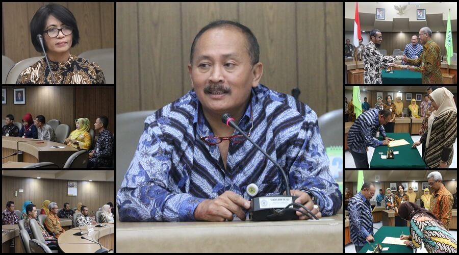 Serah Terima Jabatan dan Penandatanganan Pakta Integritas Pejabat Eselon IV  Di Lingkungan RSUP Dr. Sardjito