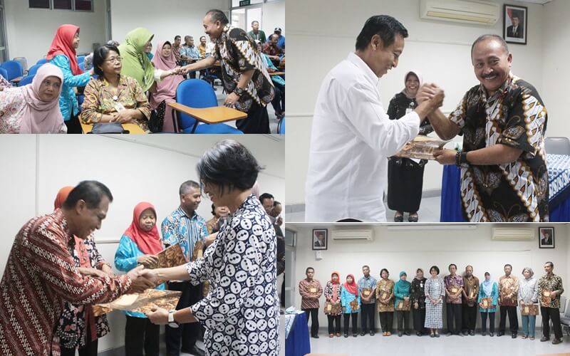 Penyerahan SK Pensiun dan SK Kenaikan Pangkat oleh Direksi RSUP Dr. Sardjito Yogyakarta