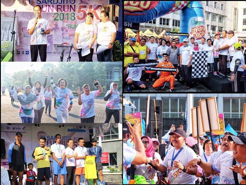 Ribuan Orang Meriahkan 1ST Sardjito Fun Run 2018