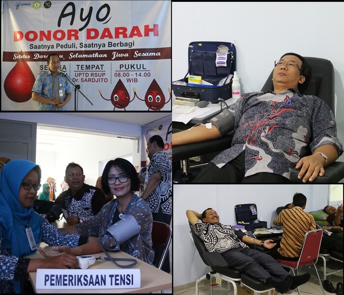 RSUP Dr. Sarjito Gelar Donor Darah Menyambut HUT Ke-36