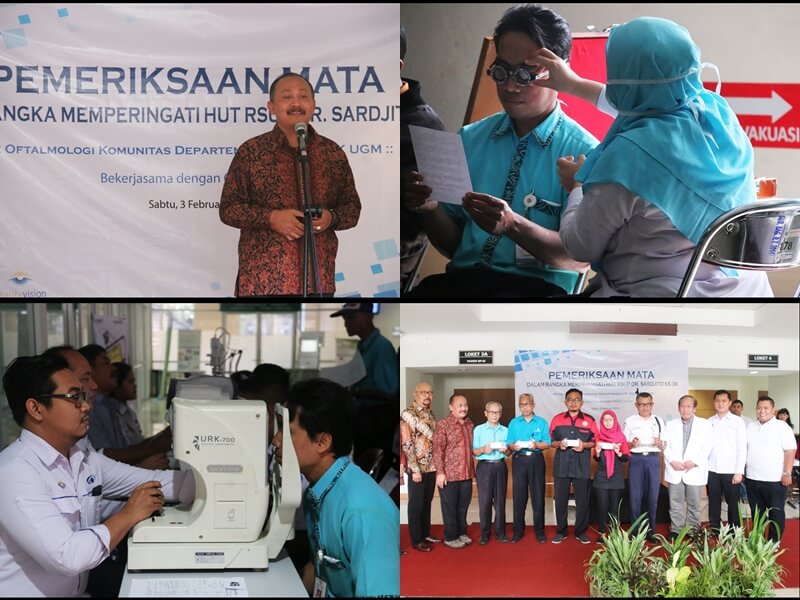 Pemeriksaan Mata Gratis Bagi Outsourching RSUP Dr. Sardjito