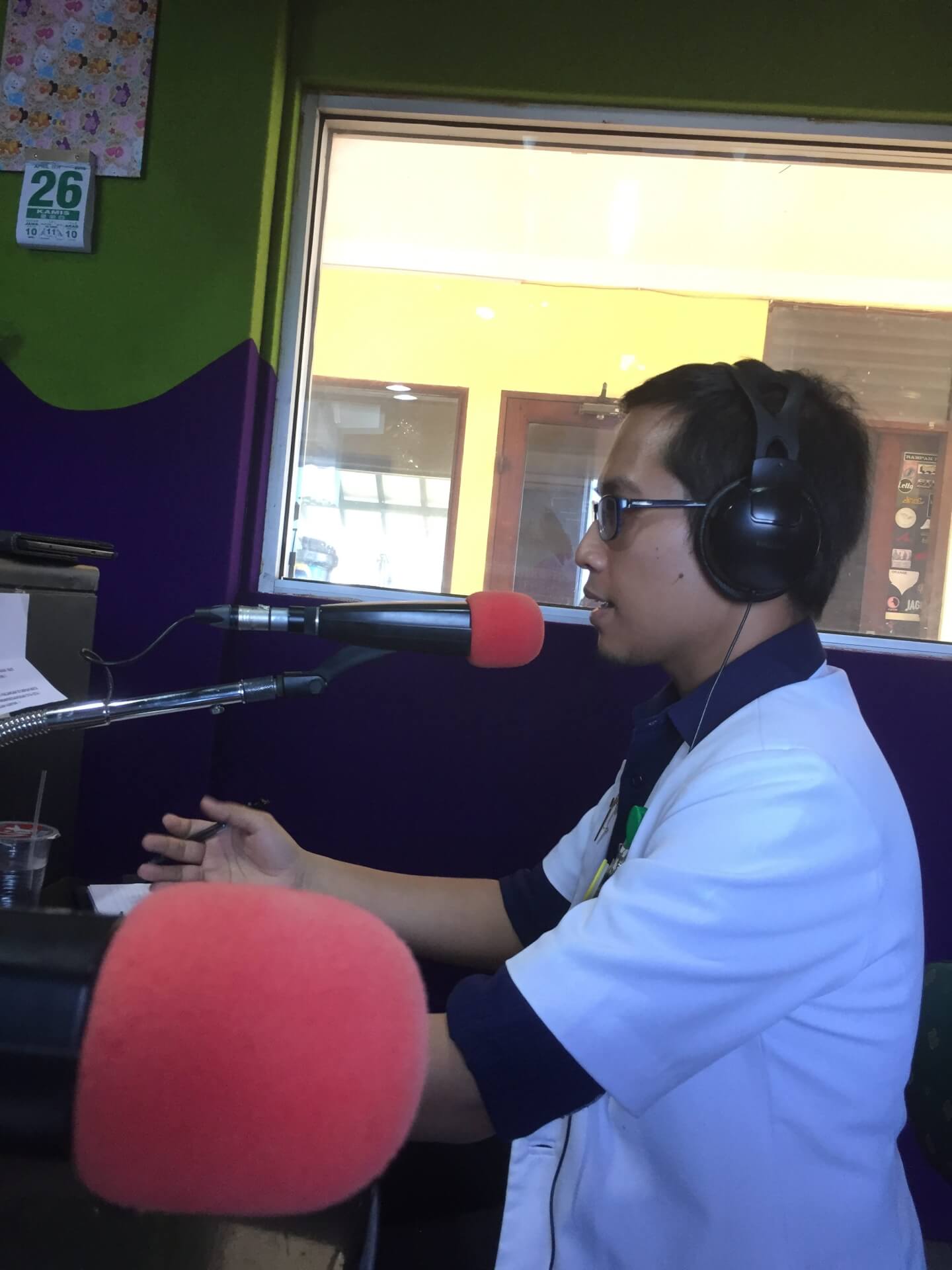 TALK SHOW “PENYAKIT JANTUNG KORONER” DI RADIO REDJO BUNTUNG, 26 APRIL 2018