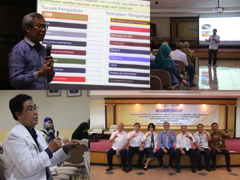 Sosialisasi Peraturan Presiden No. 16 Tahun 2018 Tentang Pengadaan Barang dan Jasa di Lingkungan RSUP Dr. Sardjito dan Penyedia Barang / Jasa