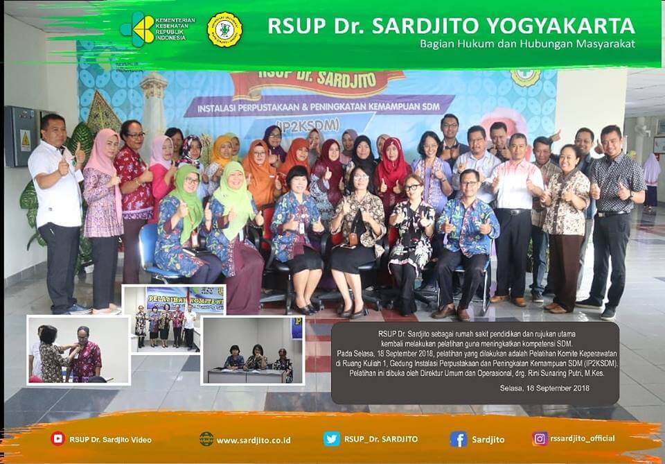 Tingkatkan Kompetensi SDM, RSUP Dr. Sardjito Gelar Pelatihan Komite Keperawatan