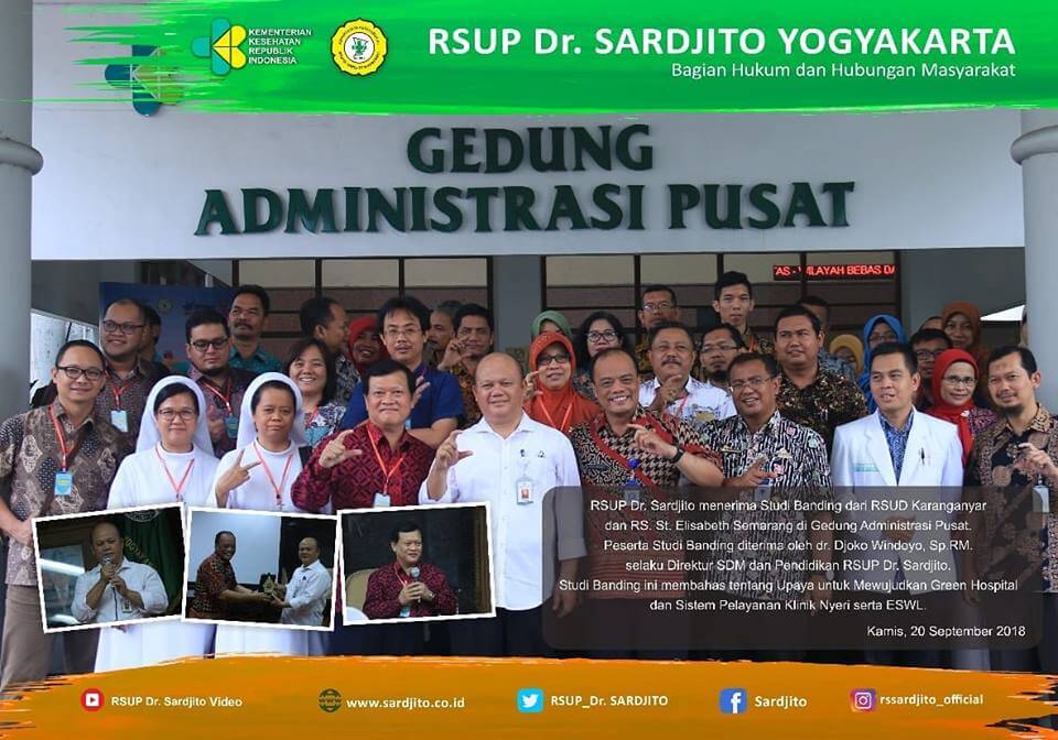 RSUP Dr. Sardjito Terima Studi Banding 2 Rumah Sakit