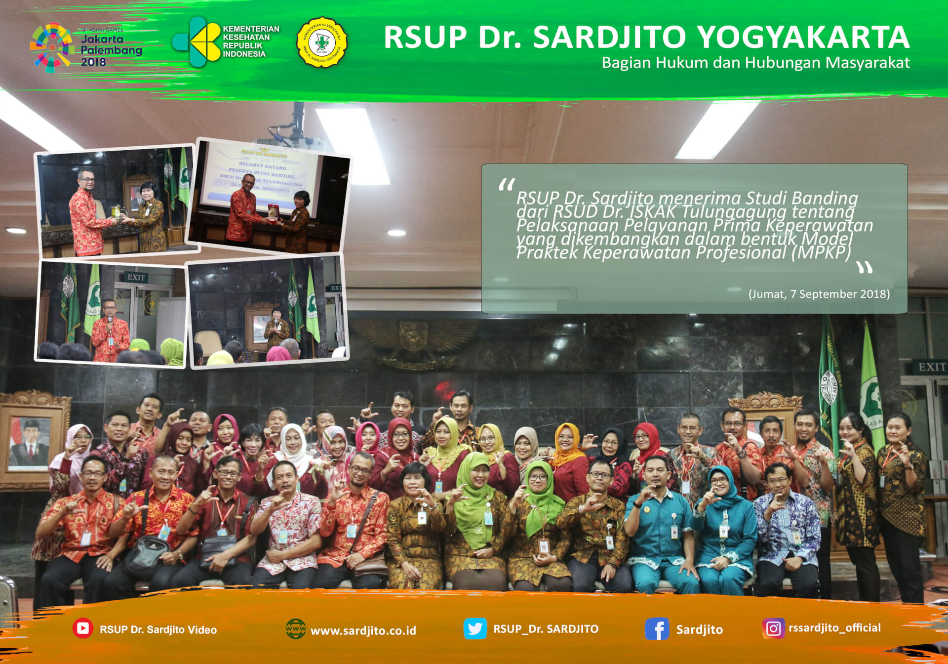 Studi Banding RSUD Dr. Iskak Tulungagung tentang Keperawatan  di RSUP Dr. Sardjito