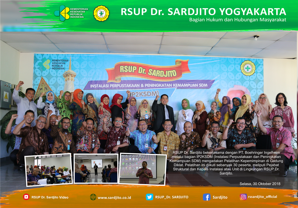 Pejabat Struktural, Kepala Instalasi dan Unit RSUP Dr. Sardjito  Ikuti Pelatihan Kepemimpinan