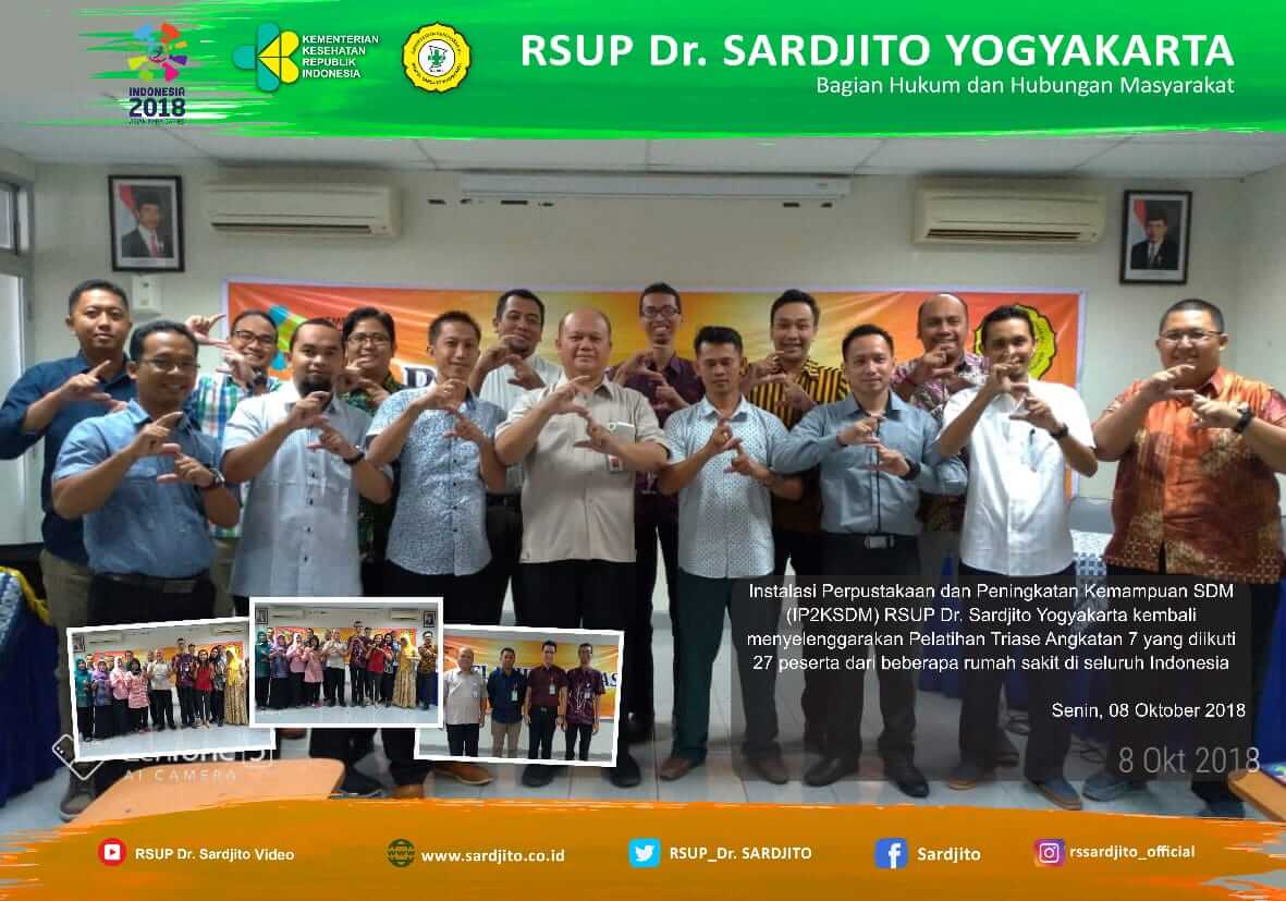 Pelatihan Triase Angkatan 7 RSUP Dr. Sardjito