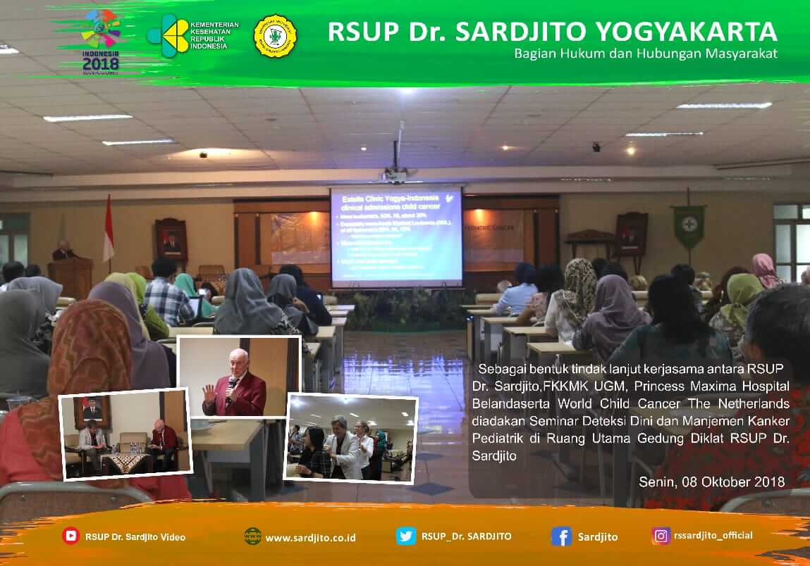 RSUP Dr. Sardjito Adakan Seminar Seminar Deteksi Dini dan Manjemen Kanker Pediatrik