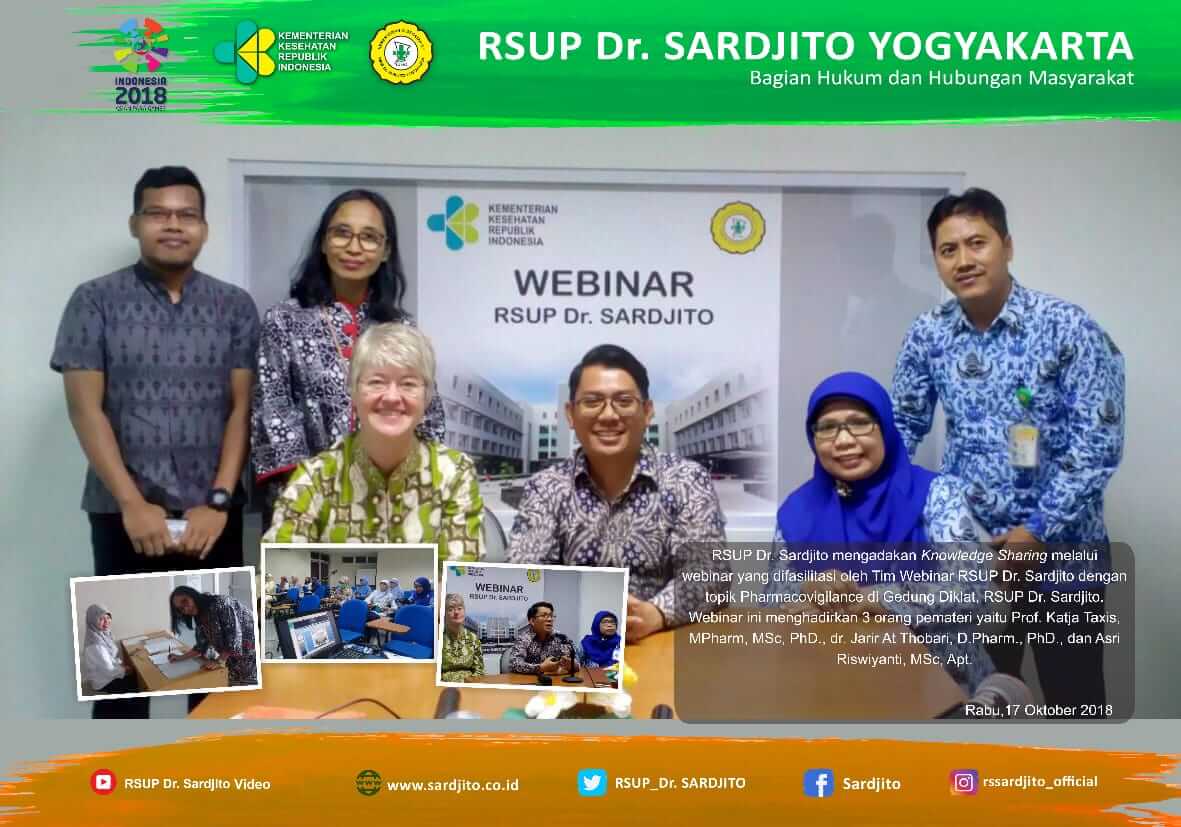 Berbagi Pengetahuan Melalui Webinar Pharmacovigilance Bersama RSUP Dr. Sardjito