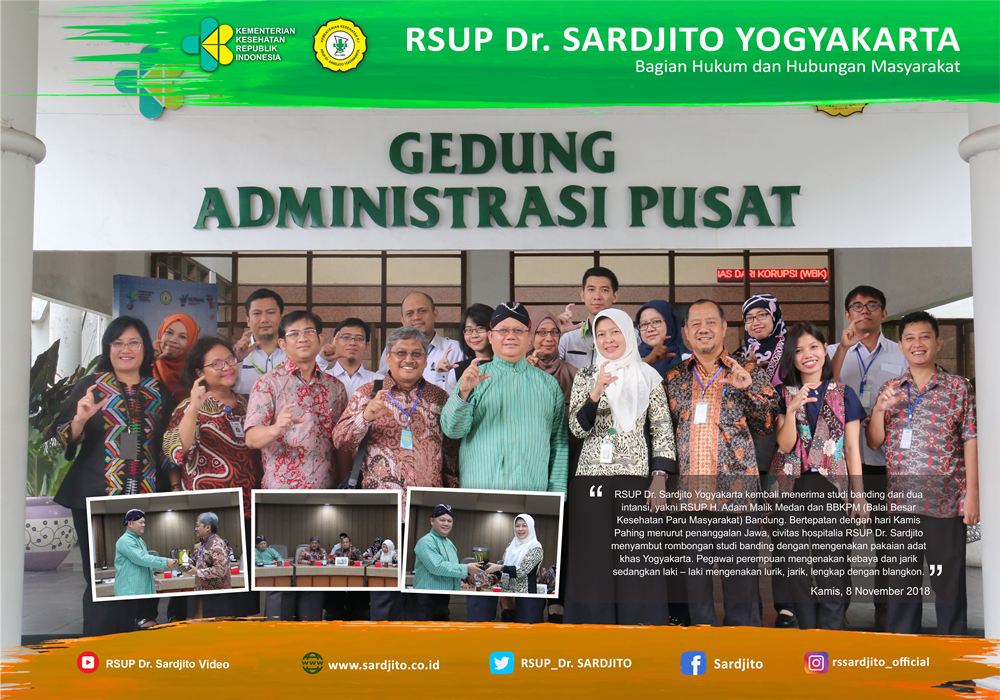 RSUP Dr. Sardjito Terima Studi Banding dalam  Suasana Kamis Pahing