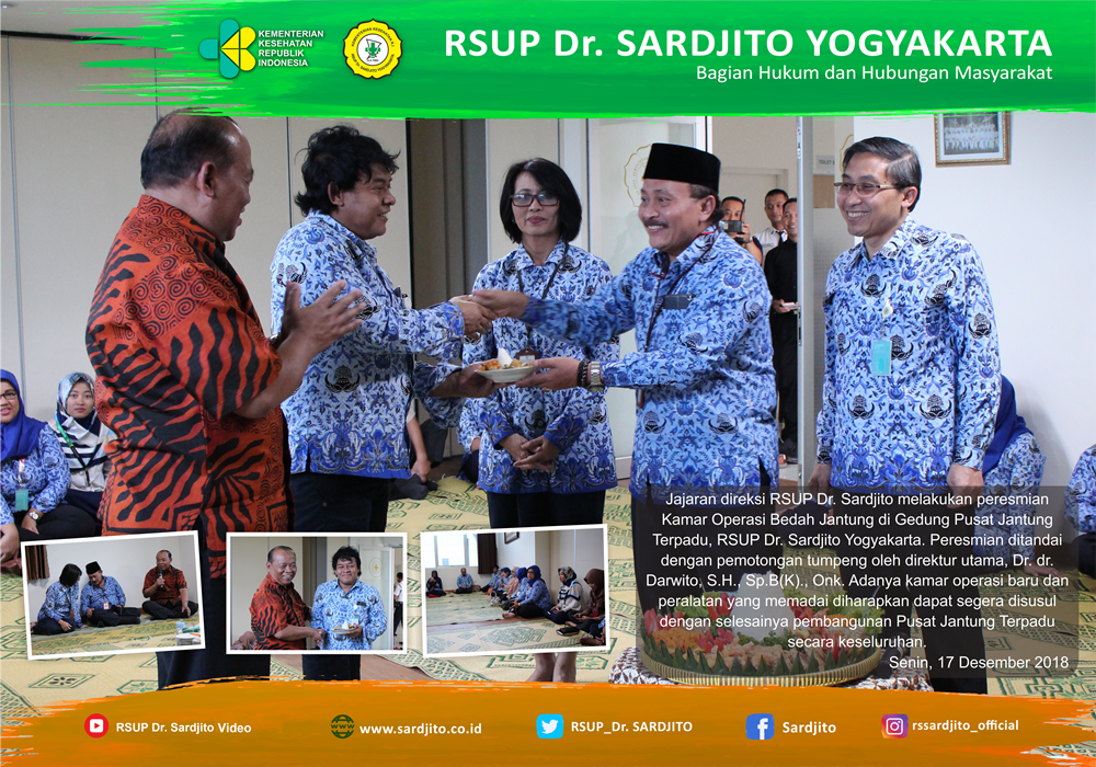 Peresmian Kamar Operasi Bedah Jantung di Pusat Jantung Terpadu RSUP Dr. Sardjito Yogyakarta