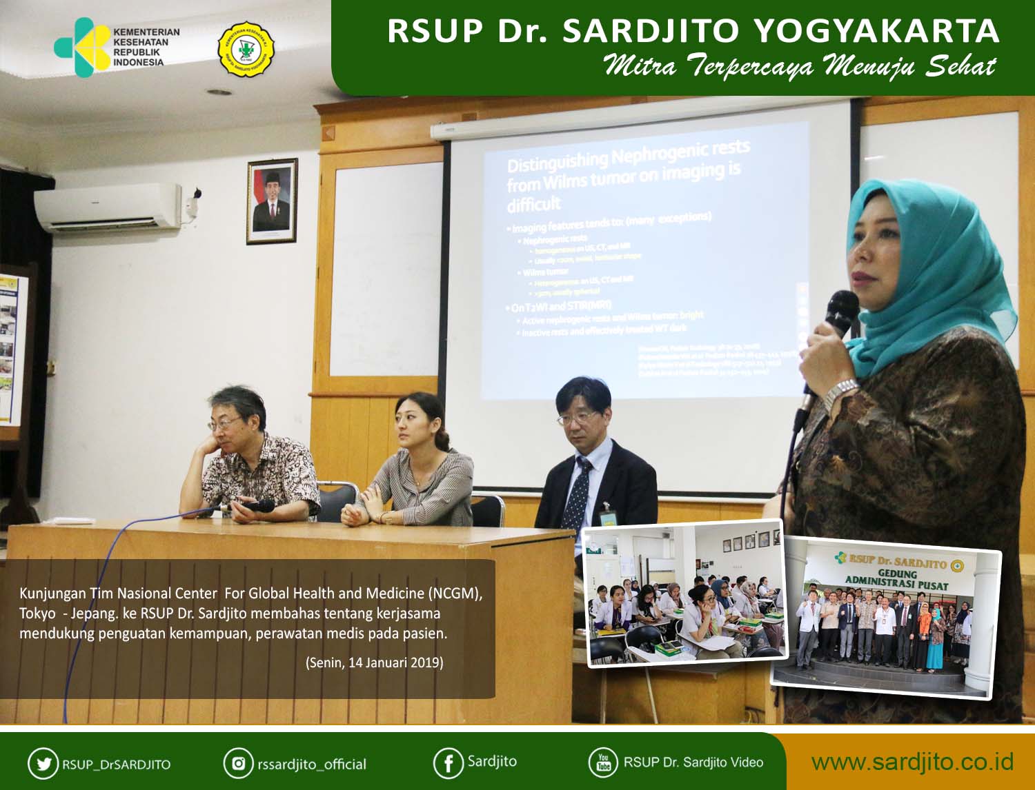 Kunjungan Tim National Center For Global Health and Medicine (NCGM)  Tokyo – Jepang ke RSUP Dr. Sardjito Yogyakarta