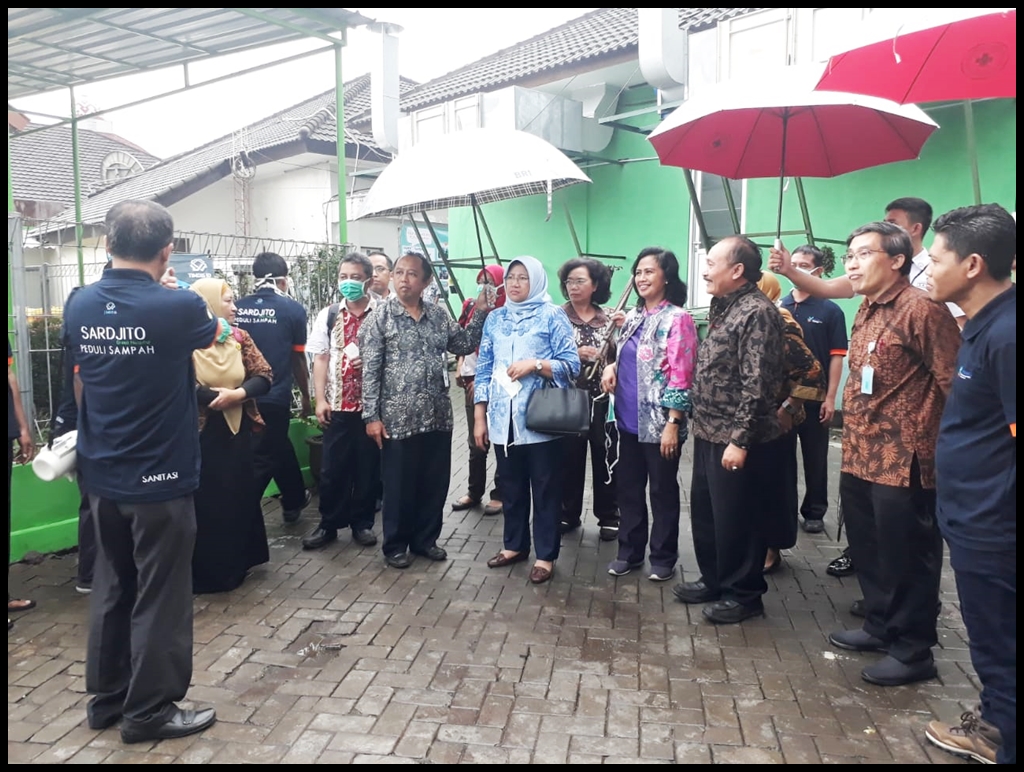 Direktur Jenderal Kesehatan Masyarakat Kunjungi  Instalasi Pengolahan Air Limbah (IPAL) RSUP Dr. Sardjito