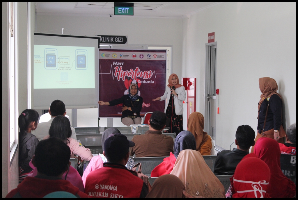 Unit Promkes Gelar Edukasi Kesehatan “Ketahui Tekanan Darahmu” Bagi Pasien Rawat Jalan RSUP Dr. Sardjito