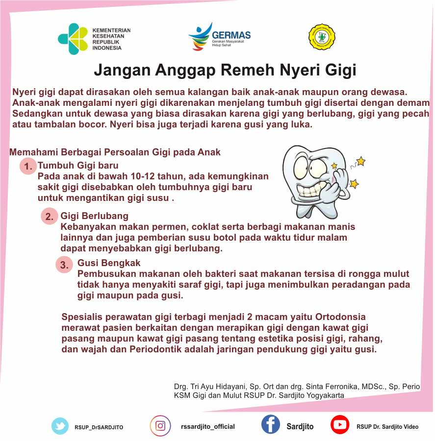 Jangan Anggap Remeh Nyeri Gigi