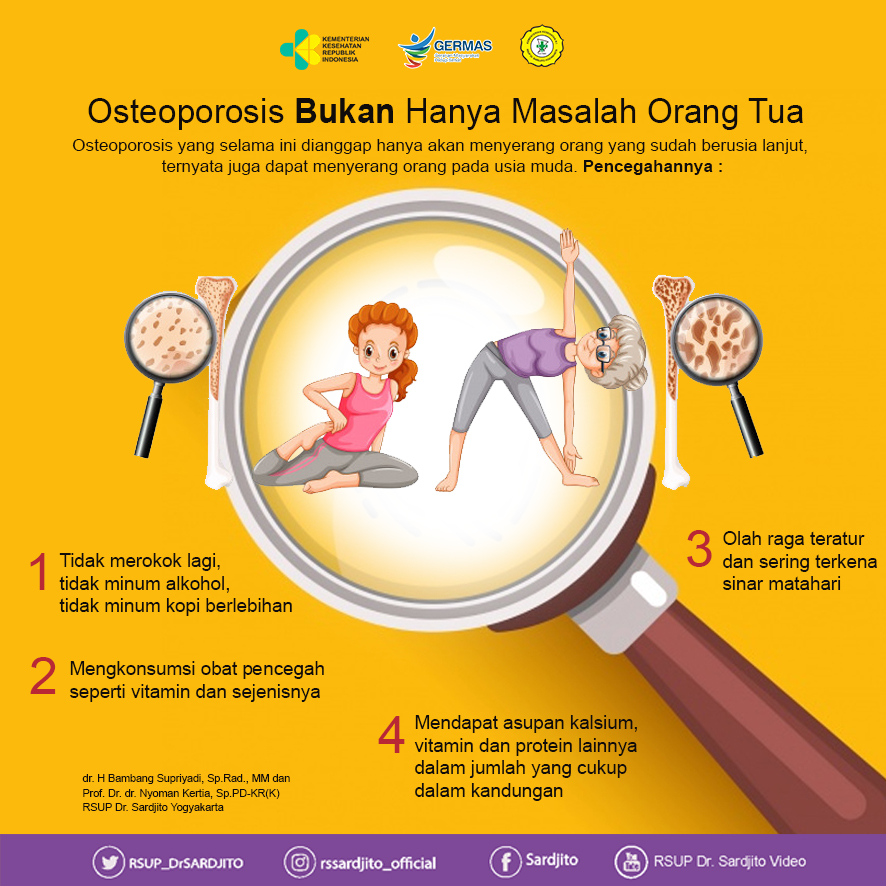 Osteoporosis Bukan Hanya Masalah Orang Tua