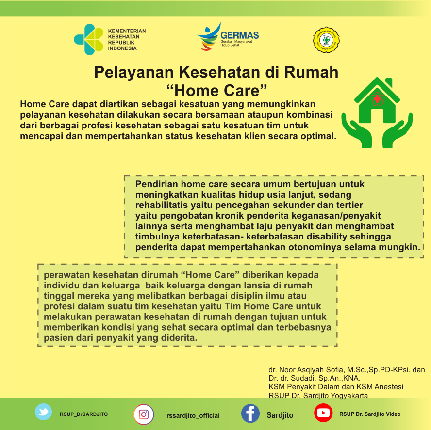 Pelayanan Kesehatan di Rumah “Home Care”
