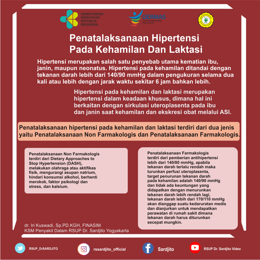 Penatalaksanaan Hipertensi Pada Kehamilan Dan Laktasi