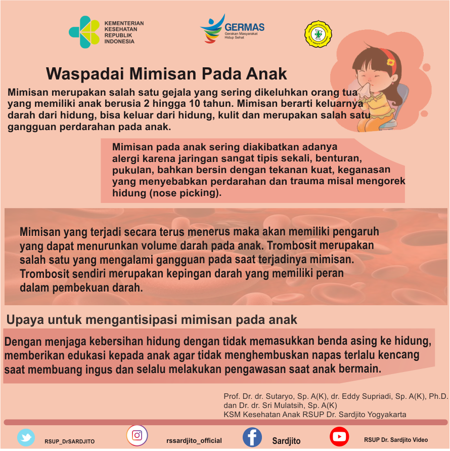 Waspadai Mimisan Pada Anak