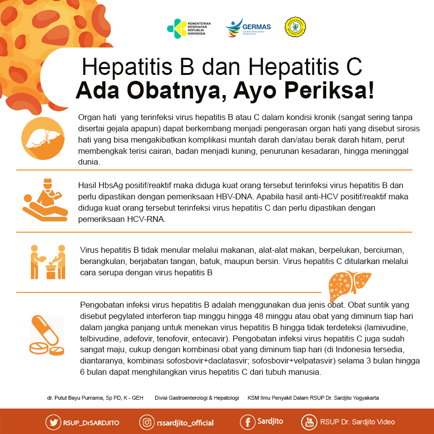 Hepatitis B dan Hepatitis C Ada Obatnya, Ayo Periksa!