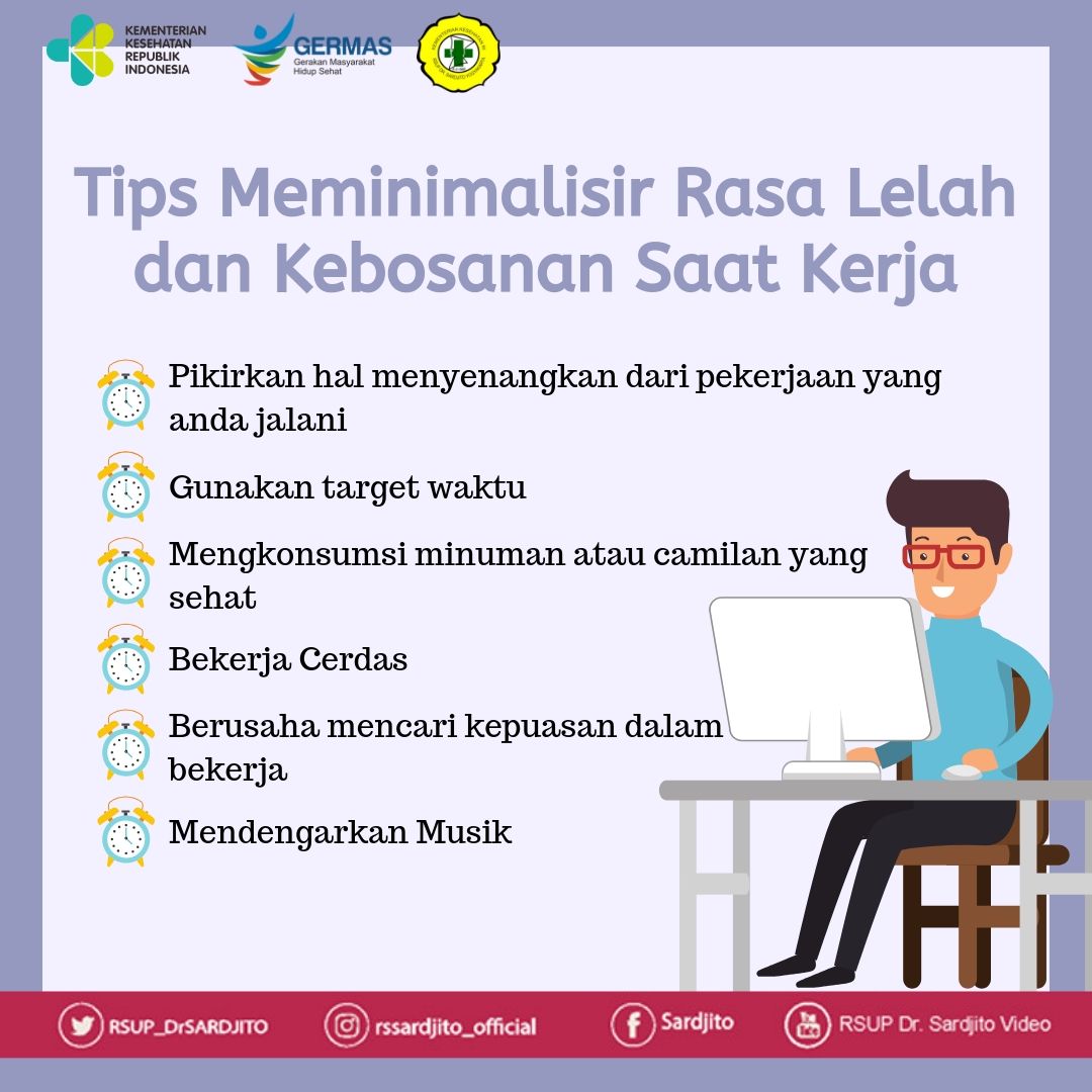 Mengatasi Kelelahan dan Kebosanan Dalam Bekerja