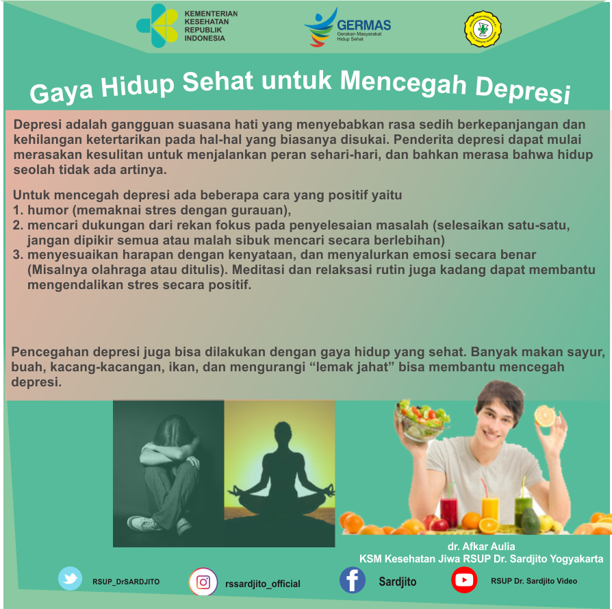 Gaya Hidup Sehat untuk Mencegah Depresi