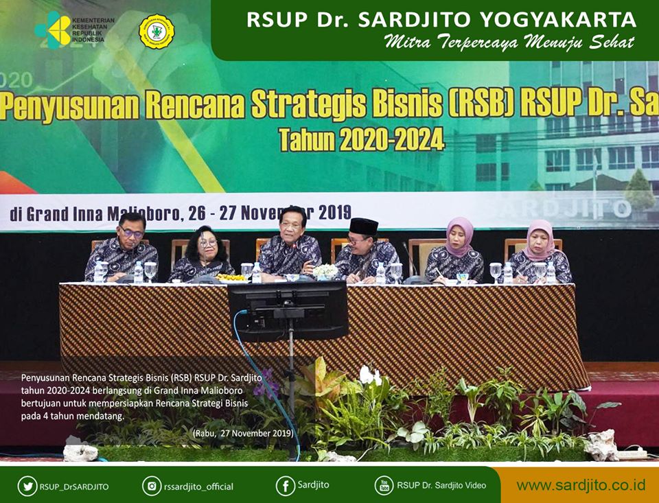 Penyusunan Rencana Strategis Bisnis (RSB) RSUP Dr Sardjito tahun 2020-2024