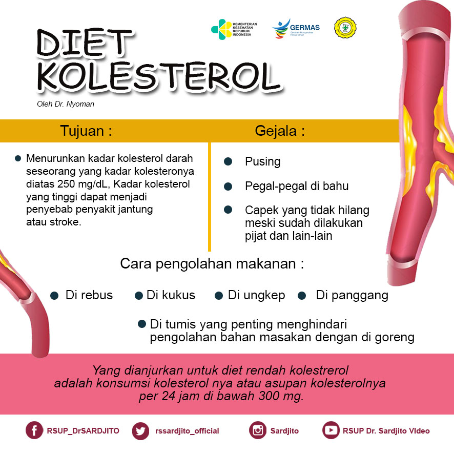 Batasi Asupan Lemak dengan Diet Kolesterol