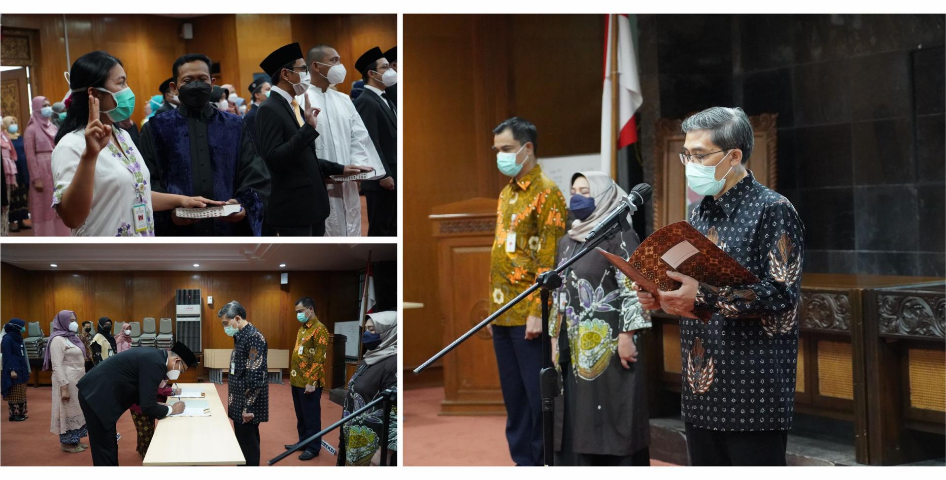 Direktur Utama RSUP Dr. Sardjito Yogyakarta Lantik 45 Pejabat Fungsional