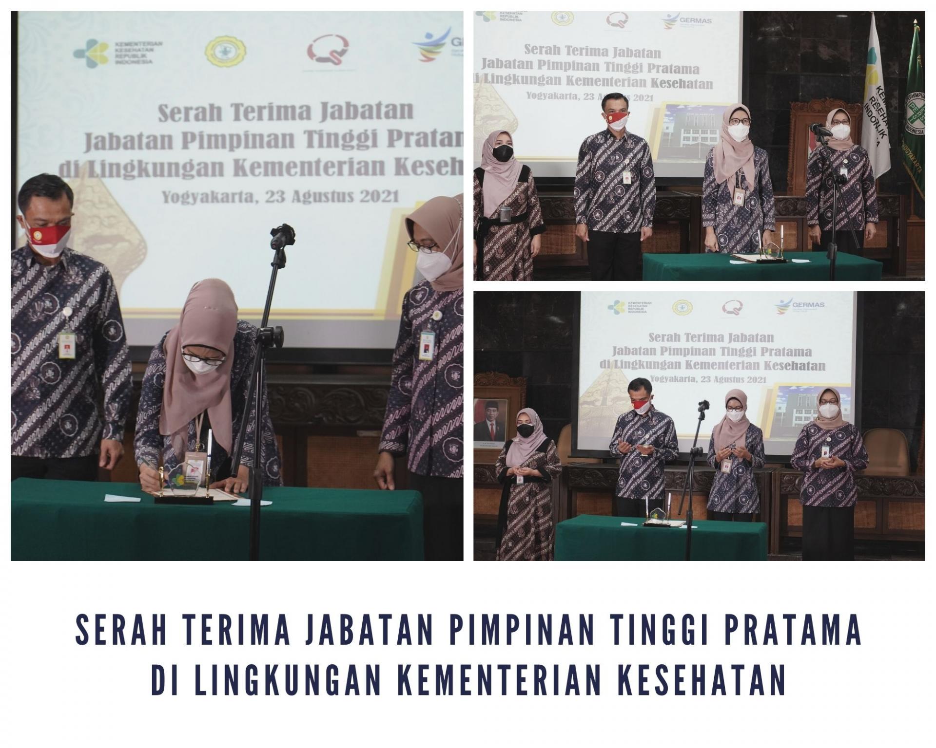 Serah Terima Jabatan Pimpinan Tinggi Pratama di Lingkungan Kementerian Kesehatan