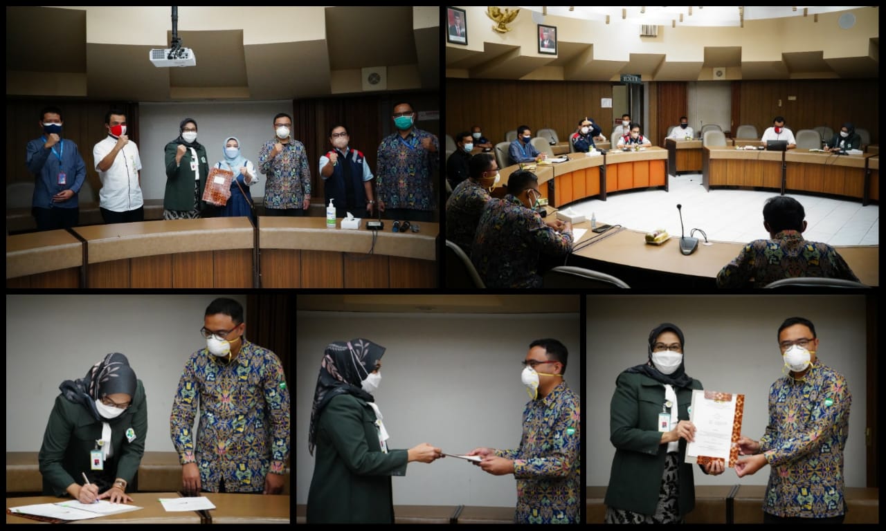 Serah Terima Kelola Ruang ICU Covid dari Kementerian PUPR ke  Kementerian Kesehatan melalui RSUP Dr. Sardjito Yogyakarta