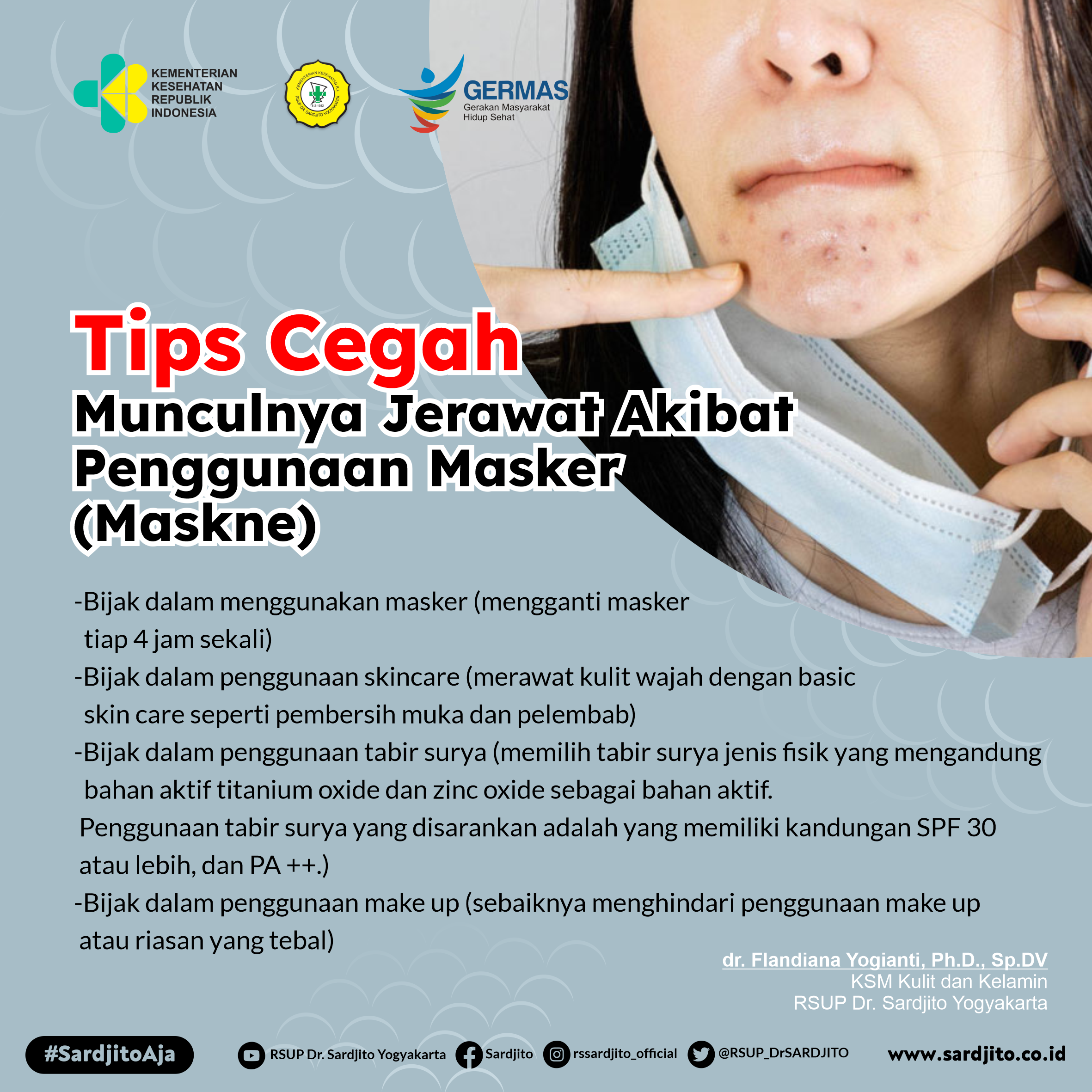 MASKNE: Apa itu dan bagaimana pencegahannya?