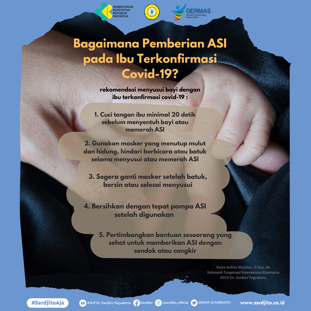 Bagaimana Pemberian ASI pada Ibu Terkonfirmasi Covid-19?