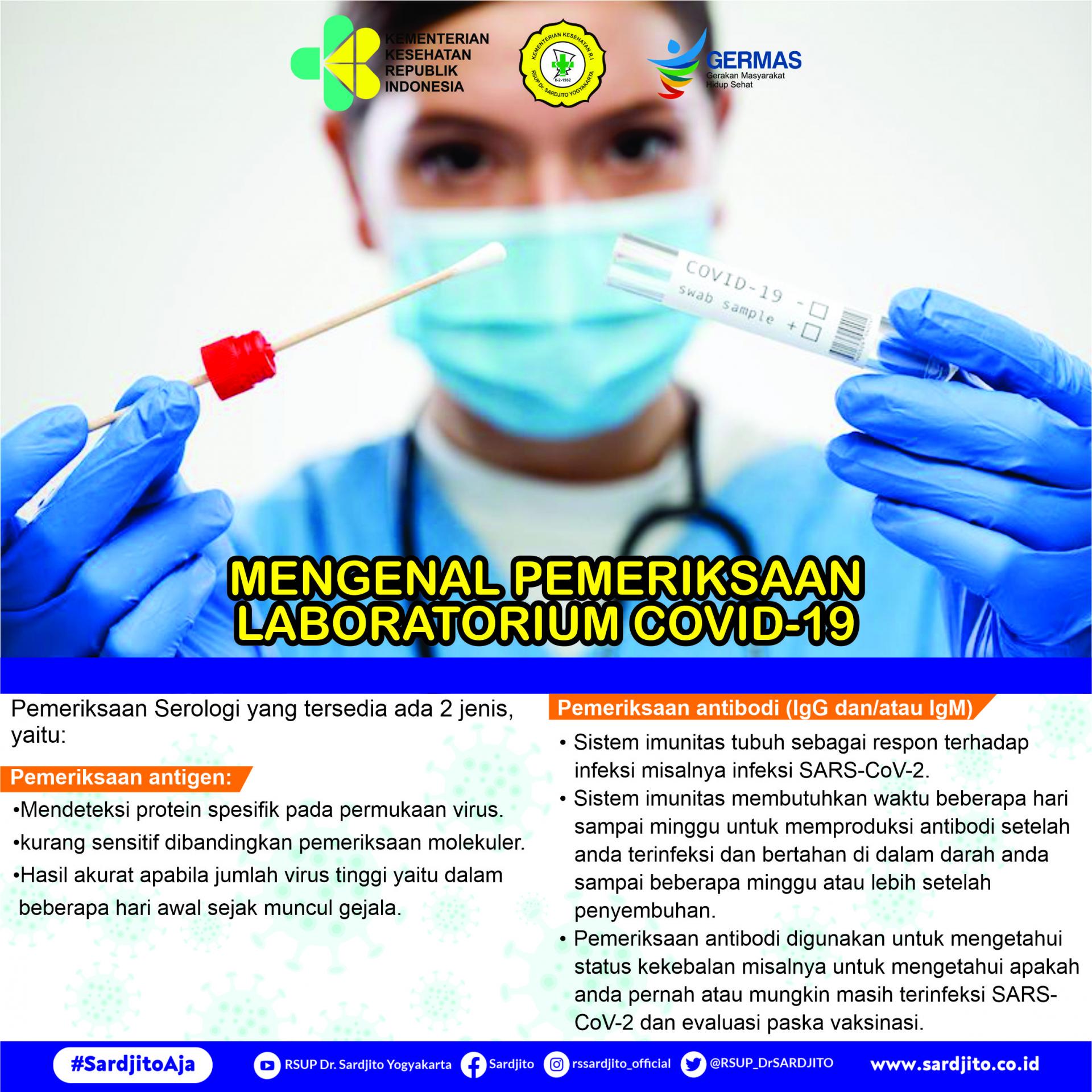 Mengenal Pemeriksaan Laboratorium Covid-19