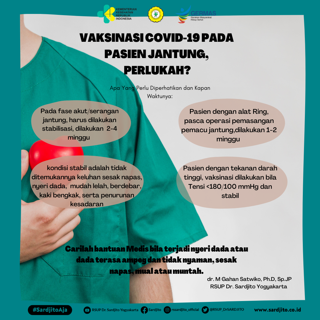 Vaksinasi Covid-19 Pada Pasien Jantung