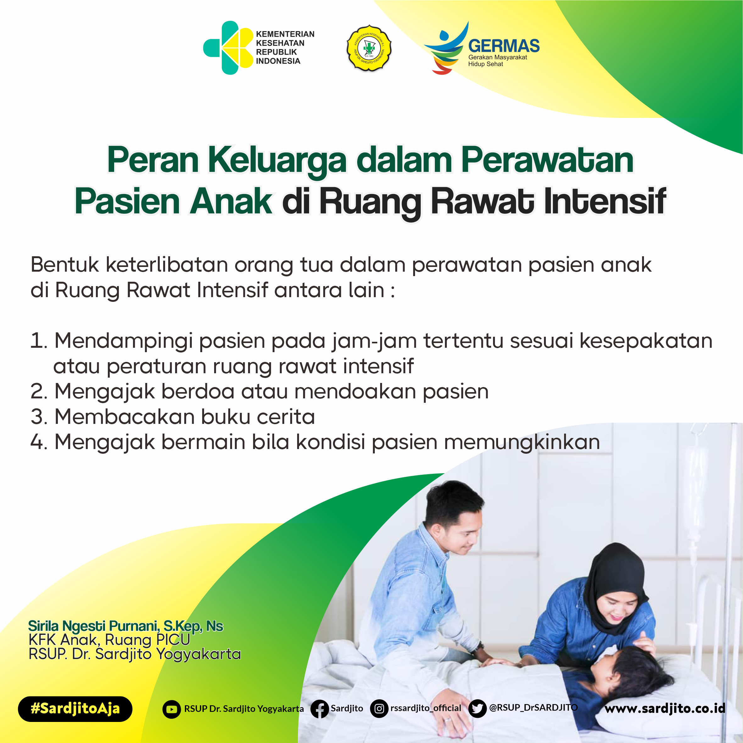 Peran Keluarga dalam Perawatan Pasien Anak  di Ruang Rawat Intensif